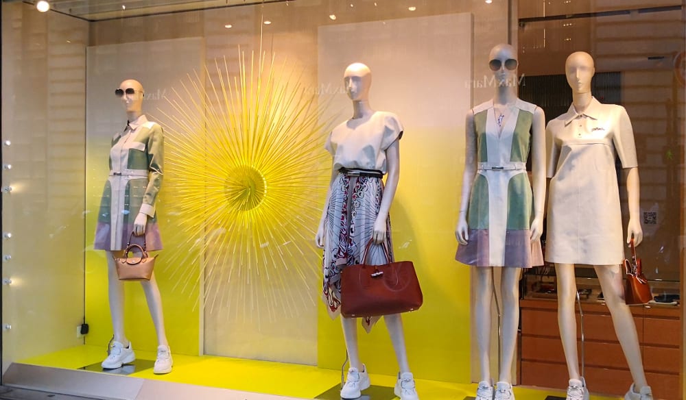 Décors Vitrines Lumineuses 1 Vitrine Summer Longchamp